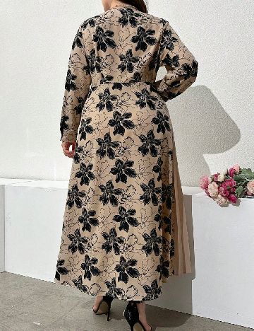 Rochie lunga SHEIN CURVE, maro