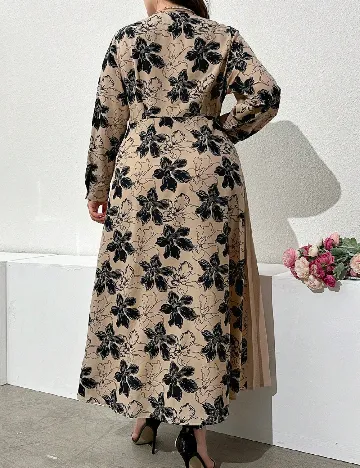 Rochie lunga SHEIN CURVE, maro