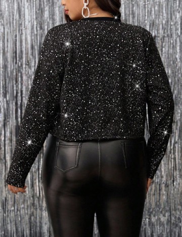 Jacheta SHEIN CURVE, negru