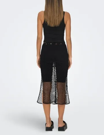 Fusta de plaja Only, negru