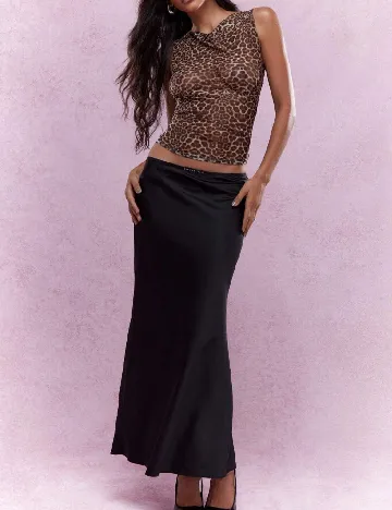 Top Missguided, animal print