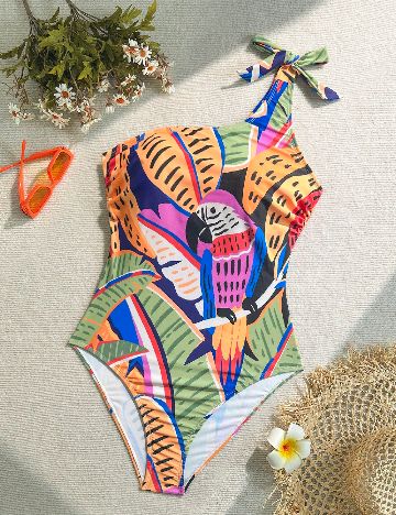 Costum de baie SHEIN CURVE, mix culori