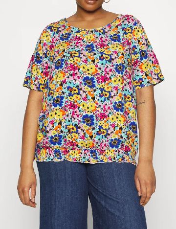 Bluza Only Carmakoma, floral