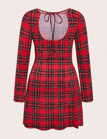 Rochie scurta SHEIN CURVE, rosu