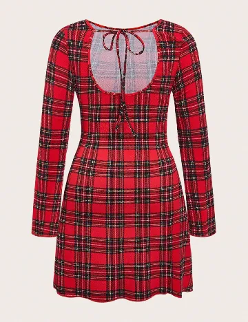 Rochie scurta SHEIN CURVE, rosu