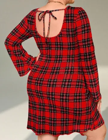 Rochie scurta SHEIN CURVE, rosu