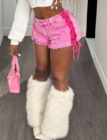 Pantaloni scurti SHEIN, roz