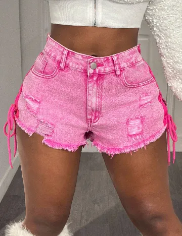 Pantaloni scurti SHEIN, roz