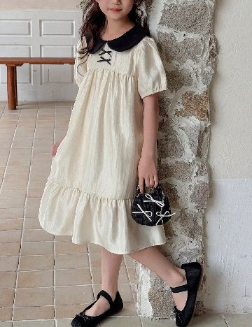 Rochie Shein Kids, ecru