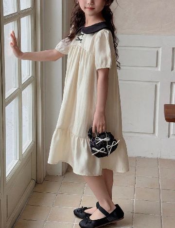 Rochie Shein Kids, ecru