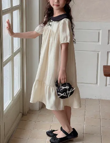 Rochie Shein Kids, ecru