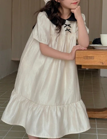 Rochie Shein Kids, ecru