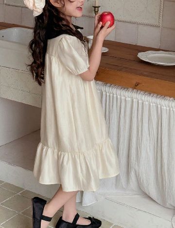 Rochie Shein Kids, ecru