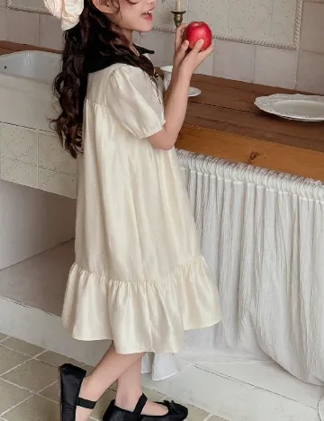 Rochie Shein Kids, ecru