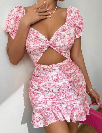 Rochie scurta SHEIN, roz