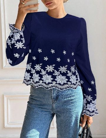 Bluza SHEIN, bleumarin