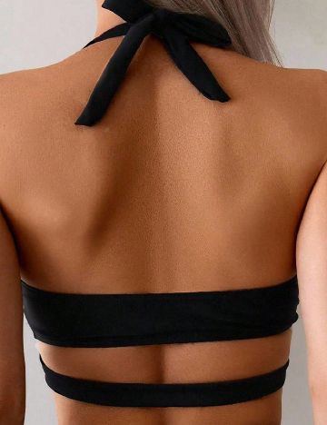 Sutien de baie SHEIN, negru