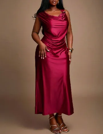 Rochie lunga SHEIN CURVE, rosu