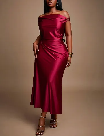 Rochie lunga SHEIN CURVE, rosu