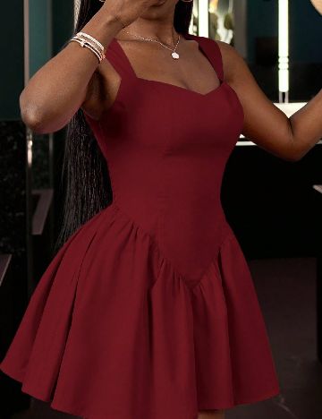 Rochie scurta SHEIN, visiniu