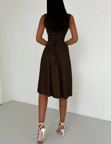 Rochie medie SHEIN, maro