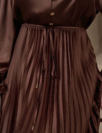 Rochie medie SHEIN CURVE, maro