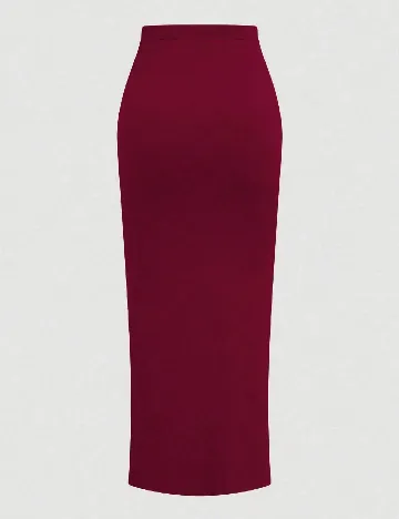 Fusta SHEIN CURVE, visiniu