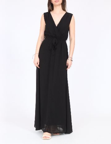 Rochie lunga Only, negru