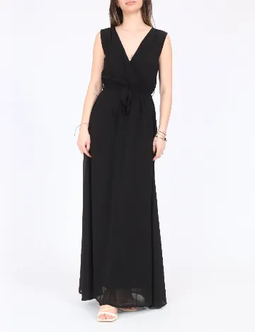 Rochie lunga Only, negru