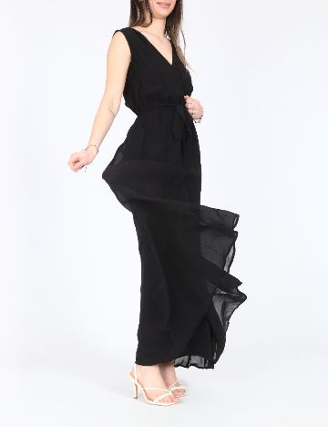 Rochie lunga Only, negru