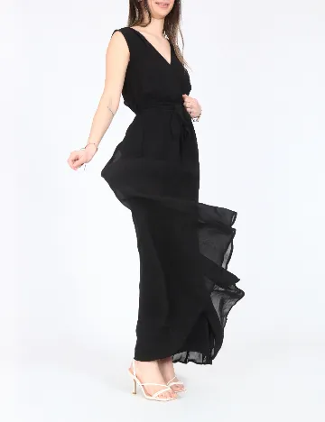 Rochie lunga Only, negru