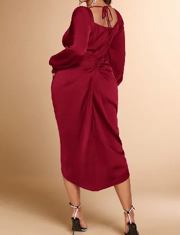 Rochie medie SHEIN CURVE, rosu