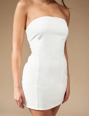 Rochie scurta SHEIN, alb