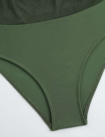 Costum de baie SHEIN, verde
