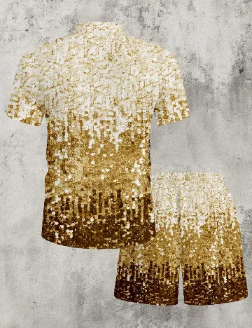 Compleu SHEIN, alb/auriu