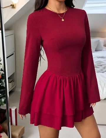 Rochie scurta SHEIN, rosu