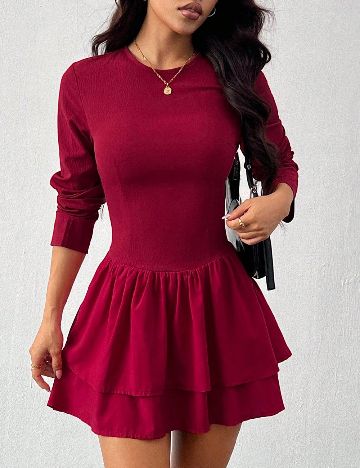 Rochie scurta SHEIN, rosu