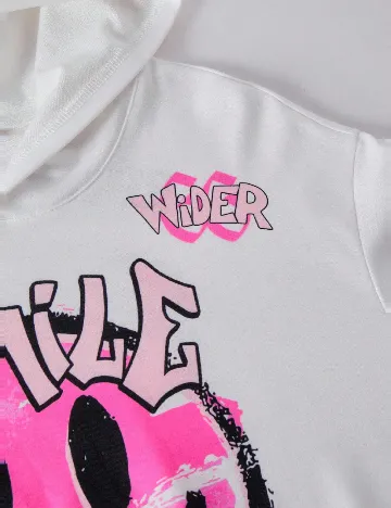 Hanorac Shein Kids, alb