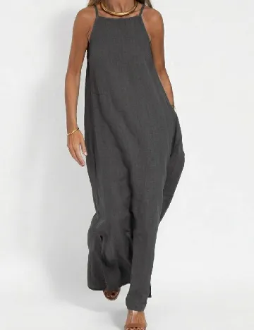 Rochie medie Only, gri inchis