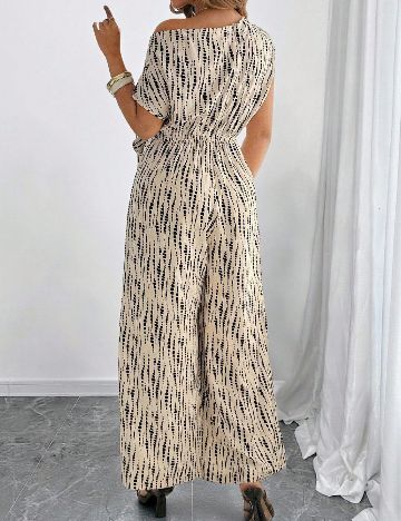 Salopeta SHEIN CURVE, crem