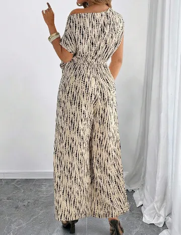 Salopeta SHEIN CURVE, crem