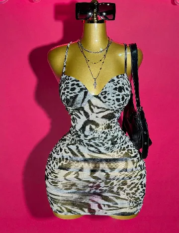 Rochie scurta SHEIN, mix culori