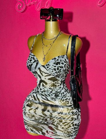 Rochie scurta SHEIN, mix culori