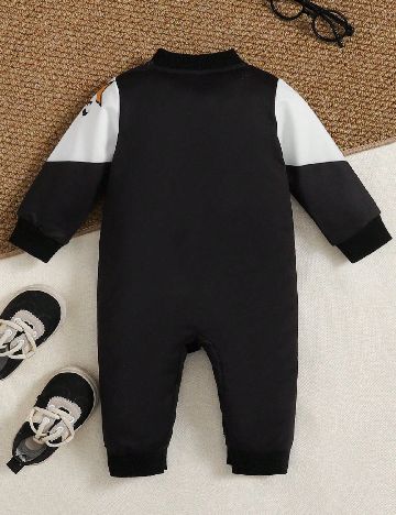 Salopeta Shein Kids, negru