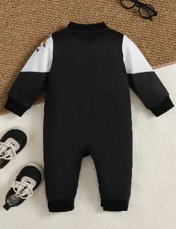 Salopeta Shein Kids, negru