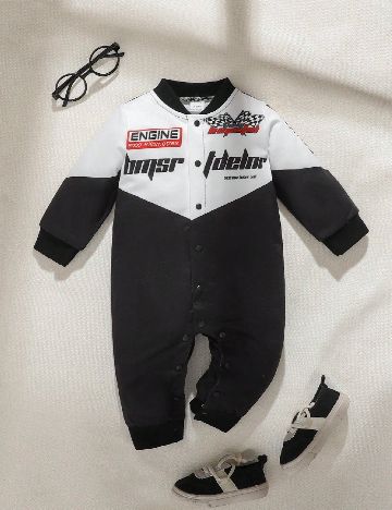 Salopeta Shein Kids, negru