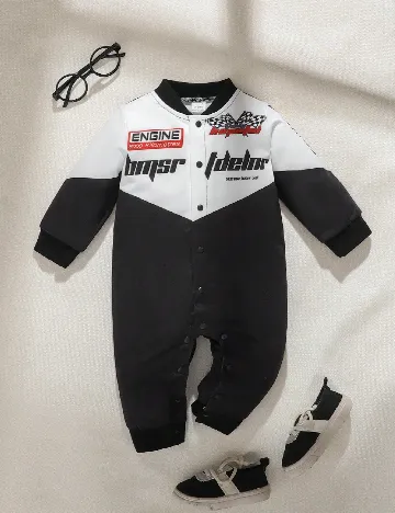 Salopeta Shein Kids, negru