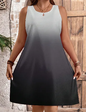 Rochie scurta SHEIN CURVE, mix culori