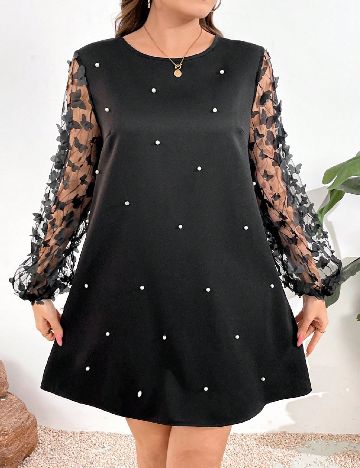 Rochie scurta SHEIN CURVE, negru