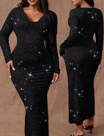 Rochie lunga SHEIN, negru